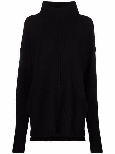 Andrea Ya'aqov roll-neck side-slit jumper