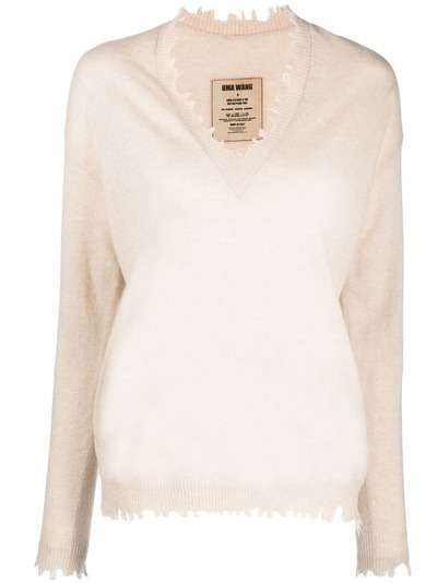 Uma Wang V-neck wool jumper