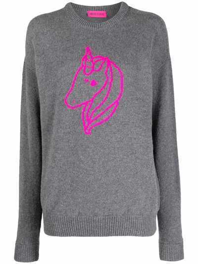 IRENEISGOOD logo-print knitted jumper