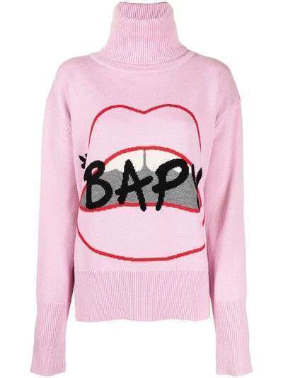 BAPY BY *A BATHING APE® джемпер вязки интарсия с логотипом