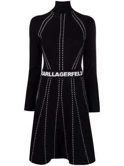 Karl Lagerfeld платье с декоративной строчкой