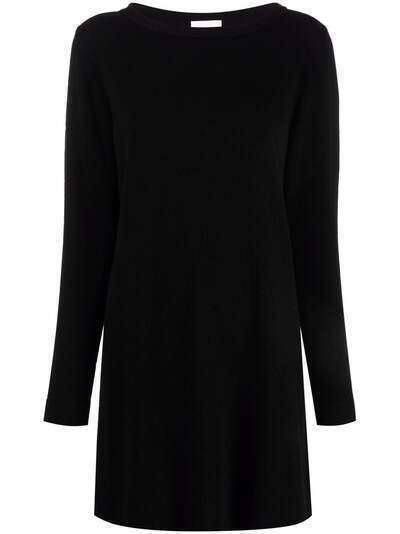 Allude longsleeved wool-cashmere jumper dress