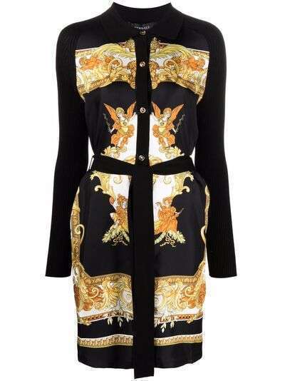 Versace платье с принтом Barocco