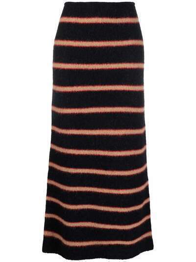 Sportmax striped knitted skirt