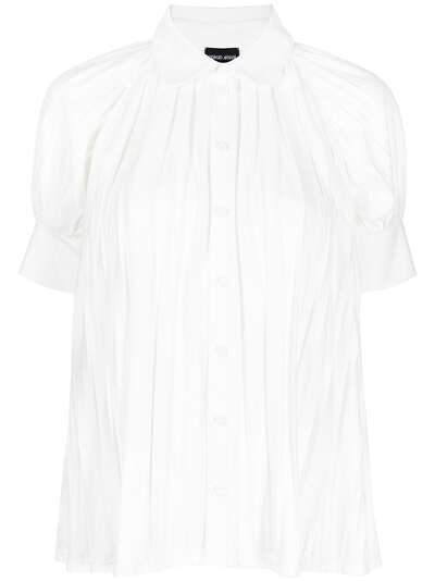 Giorgio Armani рубашка с объемными рукавами и сборками