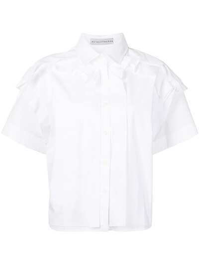 Palmer//Harding рубашка с оборками и короткими рукавами