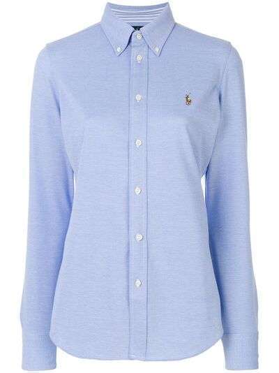 Polo Ralph Lauren оксфордская рубашка кроя слим