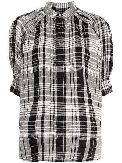Polo Ralph Lauren льняная рубашка в клетку