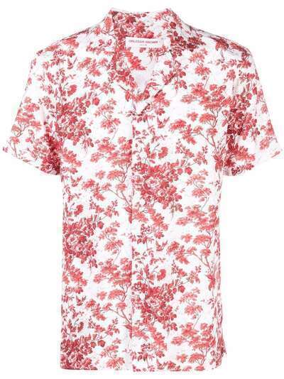 Orlebar Brown футболка с цветочным принтом