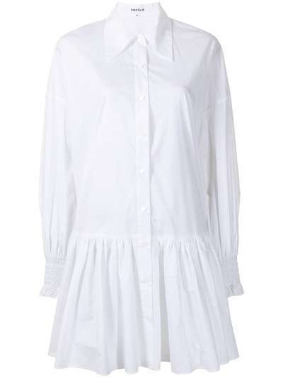 Enföld ruffle-hem shirt