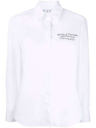 Off-White рубашка New Basic с длинными рукавами