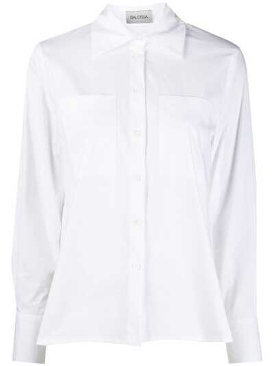 Balossa White Shirt однотонная рубашка