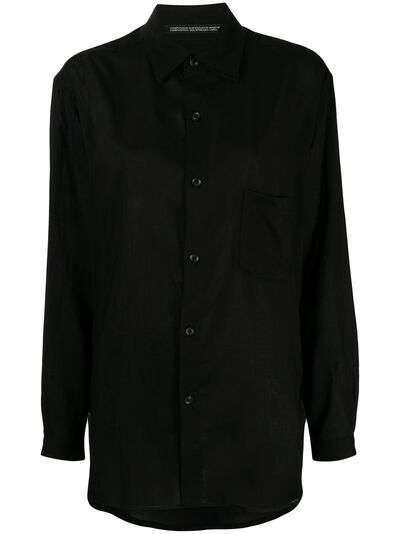 Yohji Yamamoto рубашка с карманом