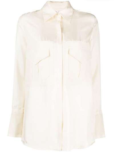 Victoria Victoria Beckham рубашка с нагрудным карманом