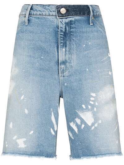 RtA джинсовые шорты Hesper с эффектом разбрызганной краски