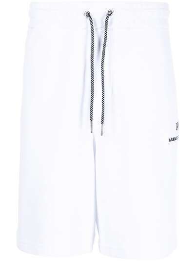 Armani Exchange спортивные шорты с вышитым логотипом