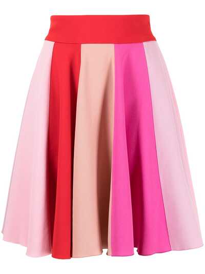 Dolce & Gabbana расклешенная юбка в стиле колор-блок