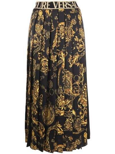Versace Jeans Couture плиссированная юбка Regalia Baroque