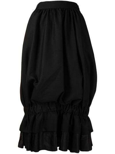 Comme Des Garçons Noir Kei Ninomiya юбка с завышенной талией