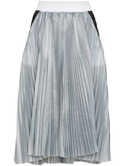 Nike плиссированная юбка миди из коллаборации с Sacai