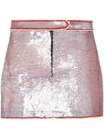 Ashley Williams юбка мини с пайетками