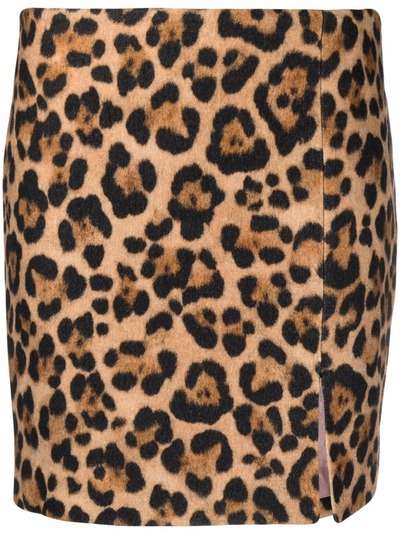 Blumarine юбка с леопардовым принтом