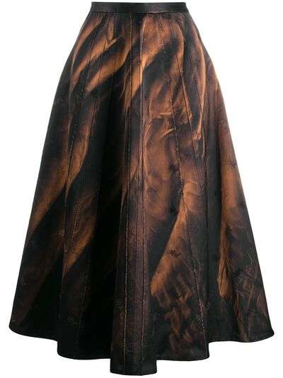 Marni юбка с абстрактным принтом