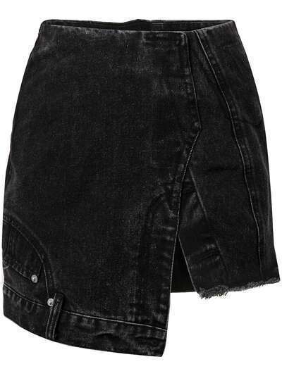 Ground Zero джинсовая юбка асимметричного кроя