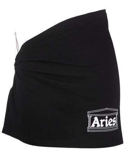 Aries tech hole mini skirt