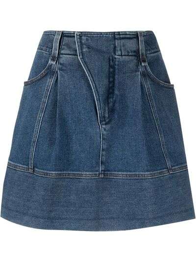 Chloé джинсовая юбка А-силуэта