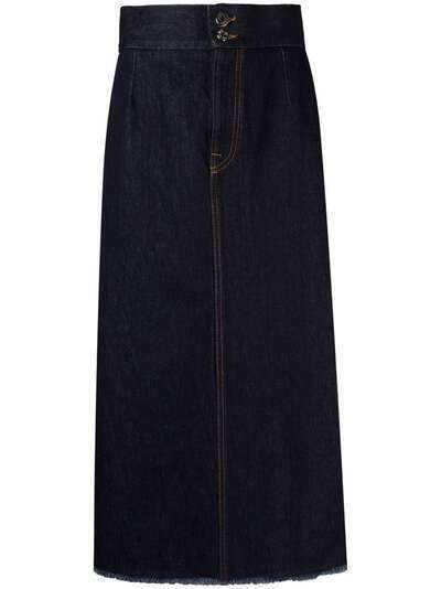 Jacob Cohen джинсовая юбка миди А-силуэта