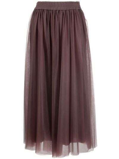 Fabiana Filippi юбка из тюля с эластичным поясом