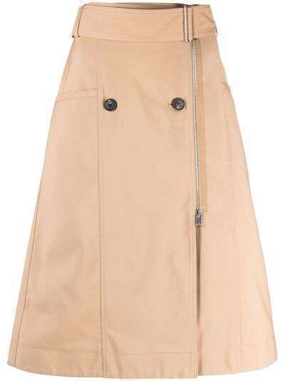 Victoria Beckham A-line belted skirt