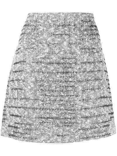 Paule Ka мини-юбка Tweed Lurex