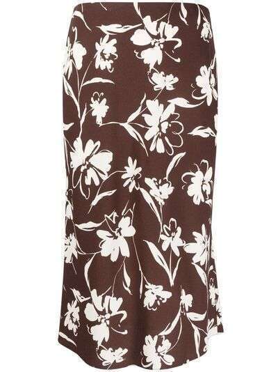 Ralph Lauren Collection юбка миди с цветочным принтом