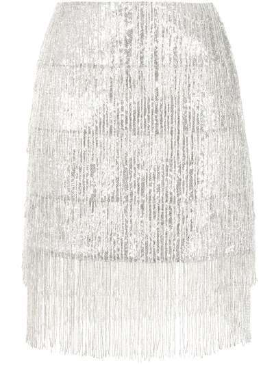 Macgraw юбка Thistle с бахромой и пайетками
