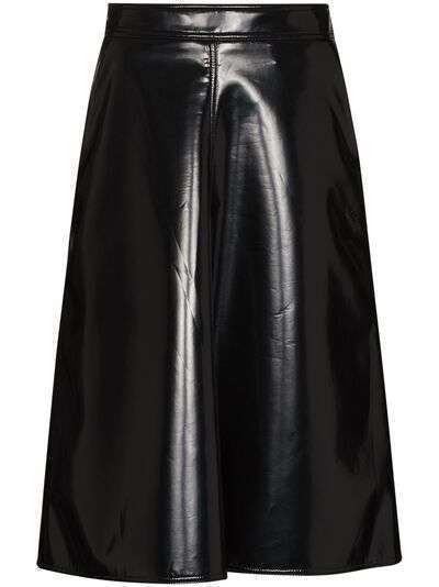 Moncler 2 Moncler 1952 faux leather midi skirt