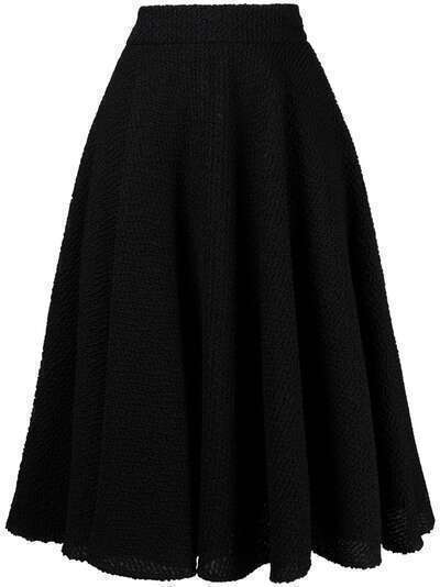 Dolce & Gabbana фактурная юбка с завышенной талией
