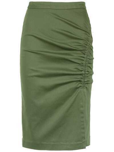 Isolda Heliconia pencil skirt