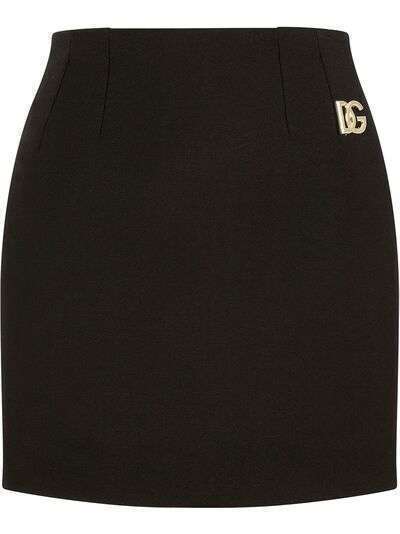 Dolce & Gabbana короткая юбка-карандаш с логотипом