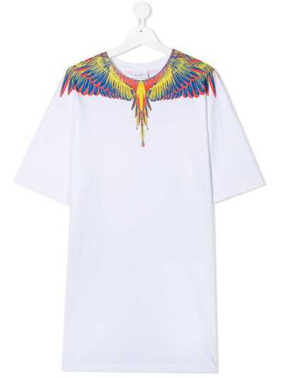 Marcelo Burlon County Of Milan Kids платье-футболка с принтом Wings