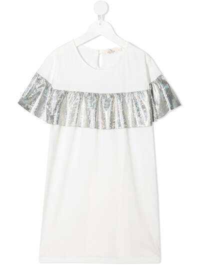 Andorine декорированное платье-футболка с короткими рукавами