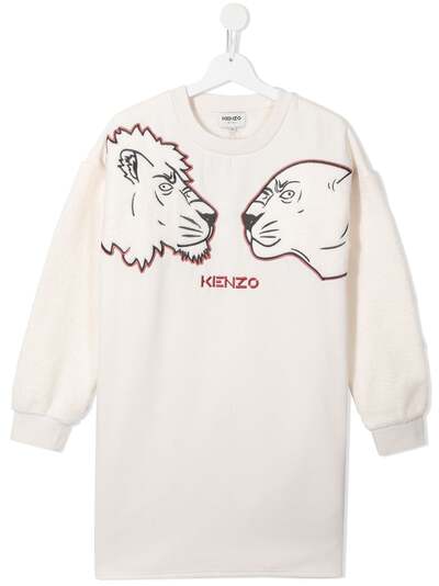 Kenzo Kids джемпер с вышитым логотипом