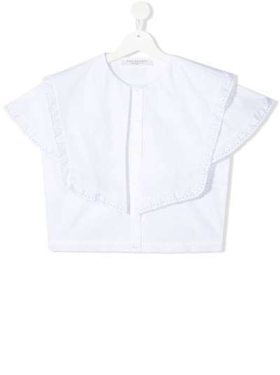 Philosophy Di Lorenzo Serafini Kids укороченная блузка с вышивкой