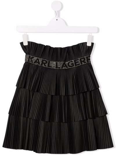 Karl Lagerfeld Kids юбка с логотипом