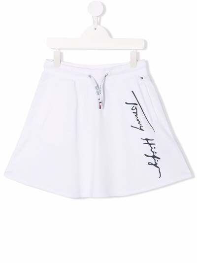 Tommy Hilfiger Junior юбка с кулиской и логотипом