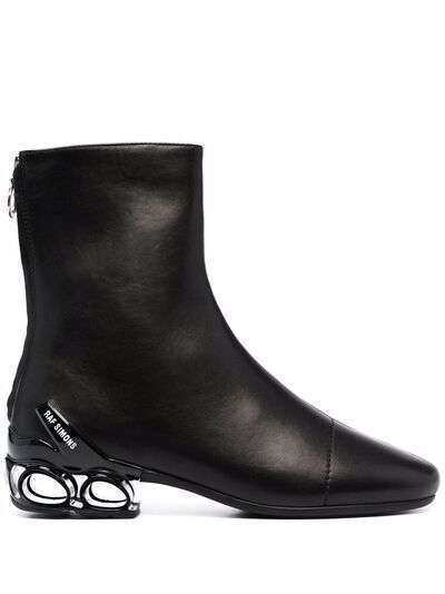 Raf Simons Cycloid-4-2001 leather ankle boots