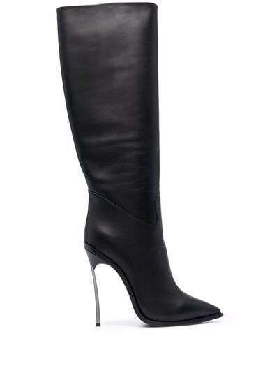 Casadei leather knee-high boots