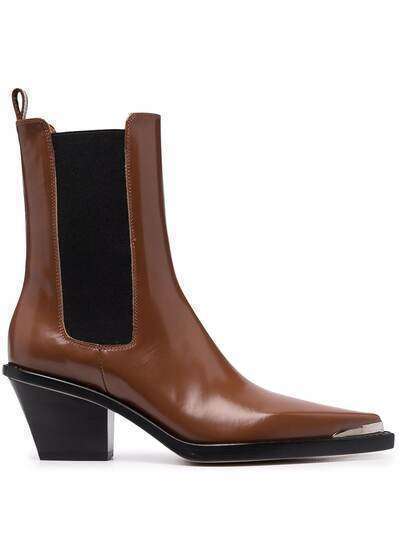 Paris Texas Dallas slim leather cowboy boots