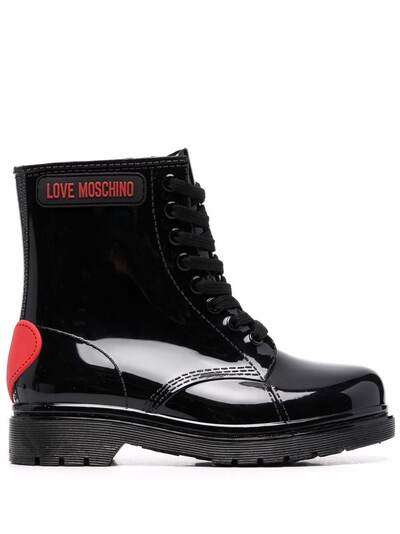 Love Moschino кроссовки на шнуровке